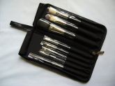 Kit 8 Pincéis Pretos réplica MAC